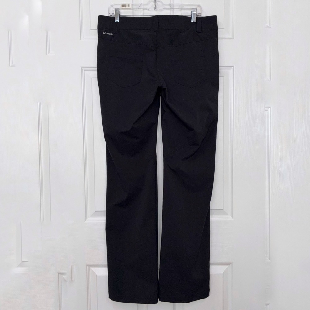 Columbia Omni Shield active pants Women's 12 plus tall Black Pockets Hiking - Picture 3 of 8